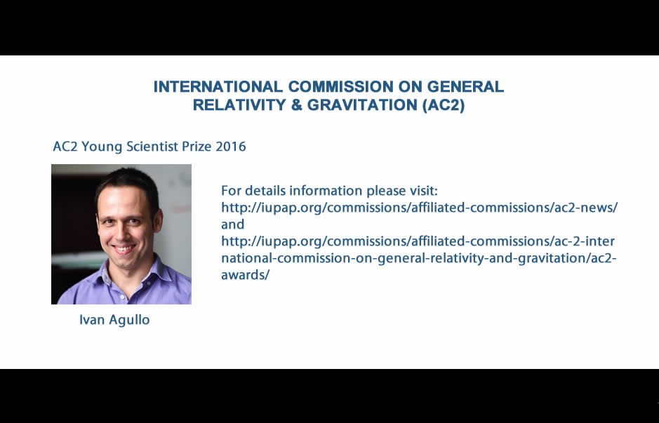 INTERNATIONAL COMMISSION ON GENERAL RELATIVITY & GRAVITATION (AC2)