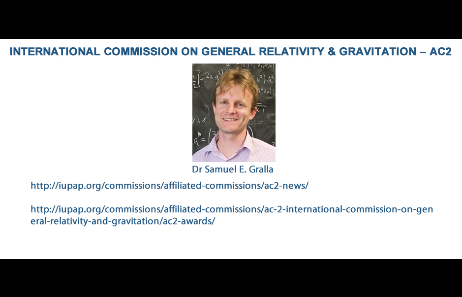 INTERNATIONAL COMMISSION ON GENERAL RELATIVITY & GRAVITATION – AC2