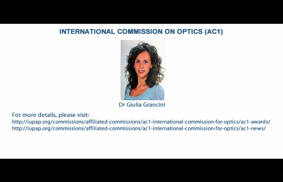 INTERNATIONAL COMMISSION ON OPTICS (AC1)